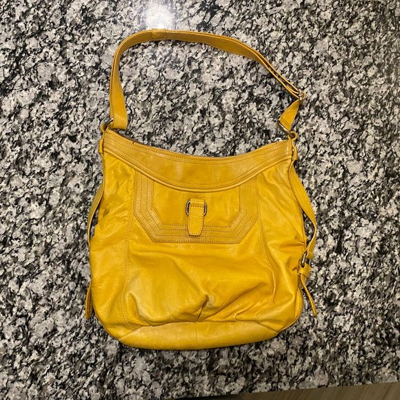 The Sak Yellow Leather Purse - Picture 2 of 7